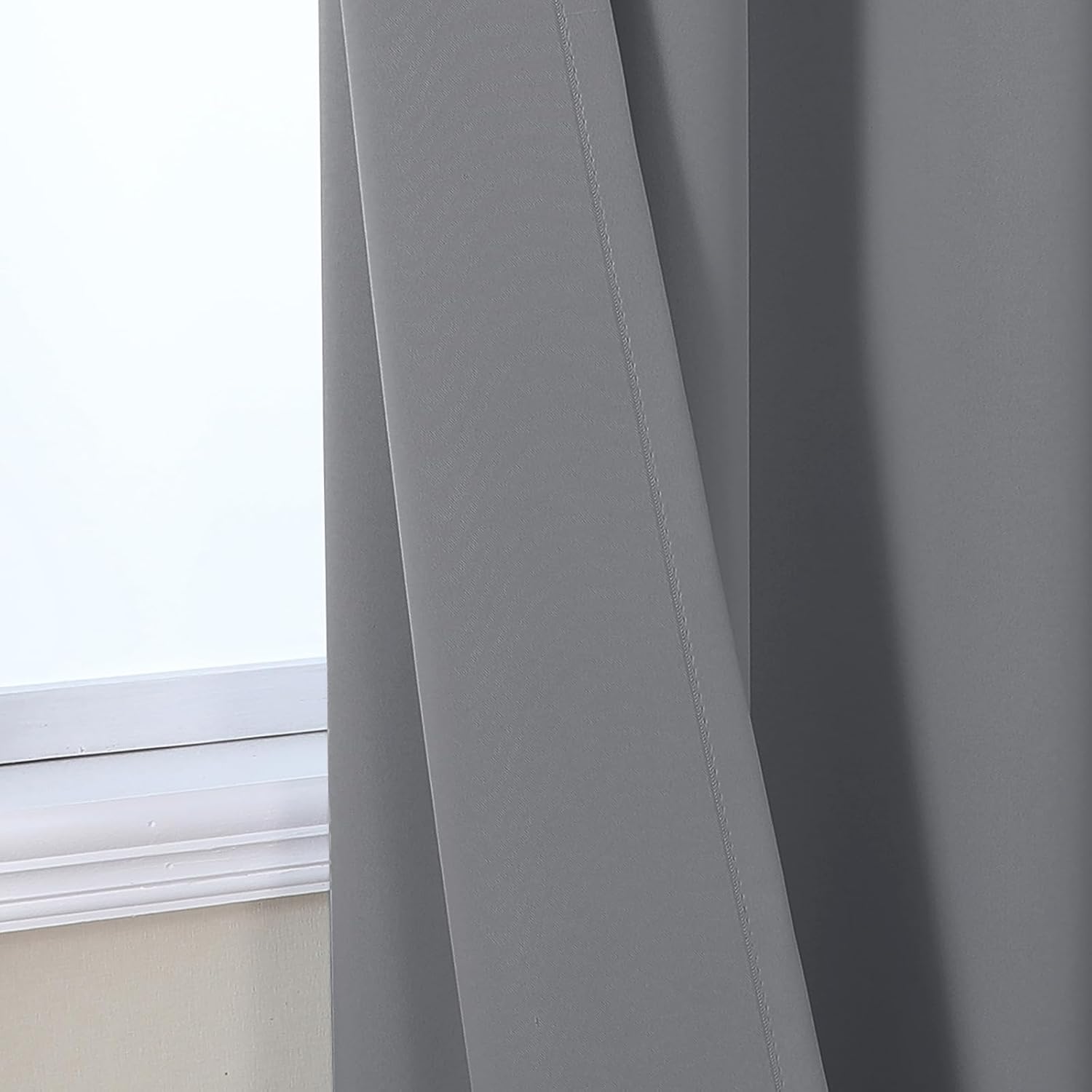Detalle 2 de VEHEDE Blackout Short Curtains 54in drop