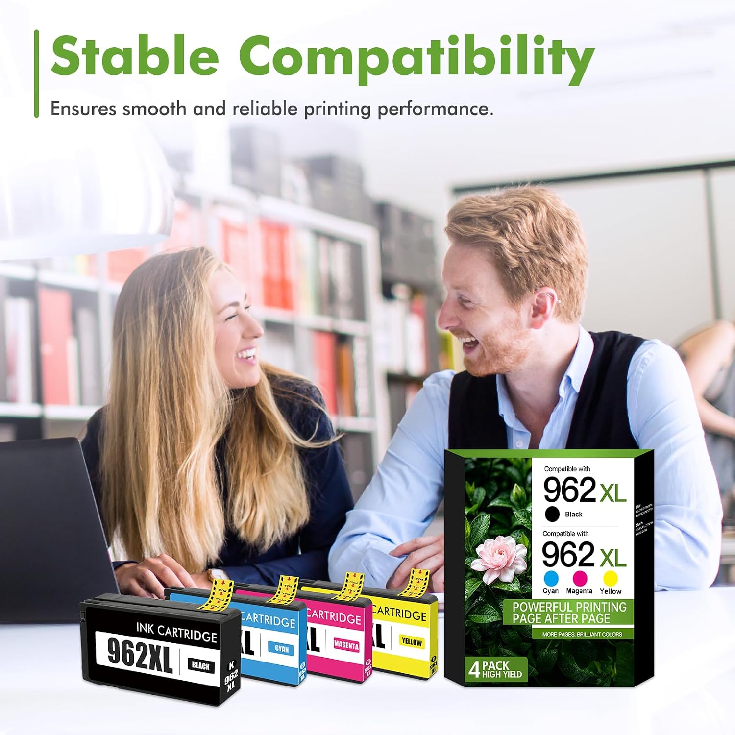 Detalle de 962XL Compatible Ink Cartridges, 4-Pack