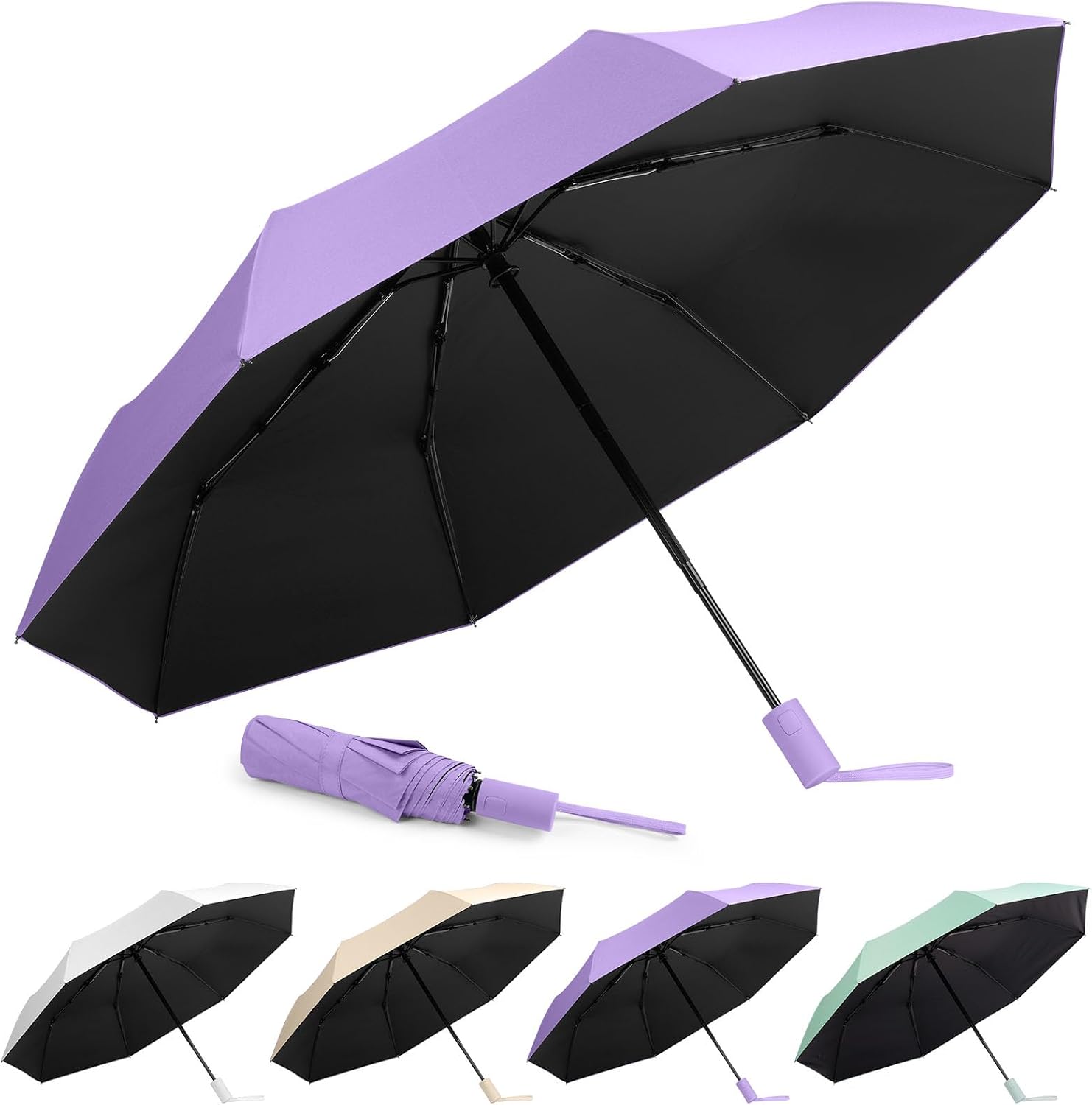 Imagen de Aolso Paraguas Mini plegable UV en OfertitasTOP