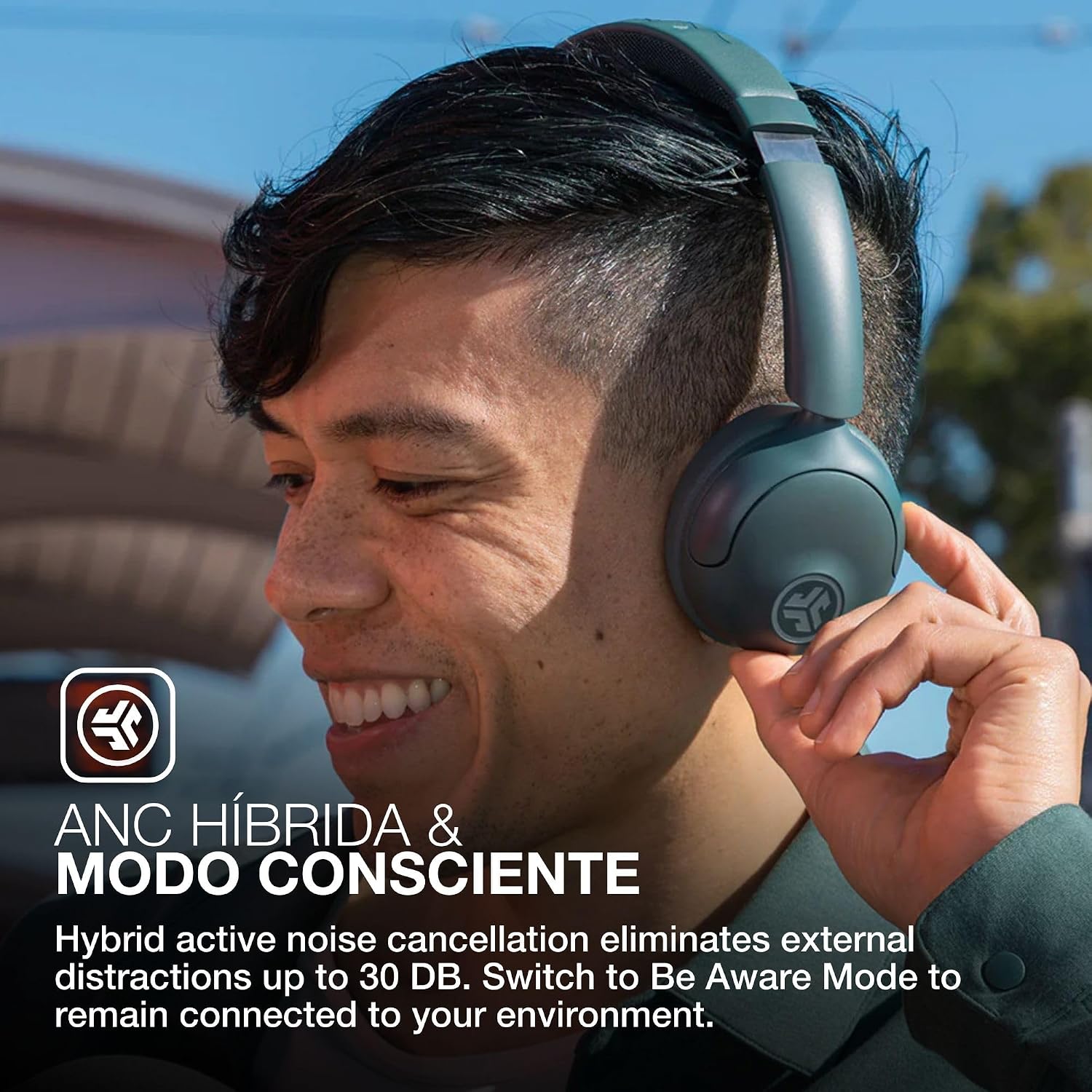 Detalle 2 de JLab Go Lux ANC Auriculares 70 horas
