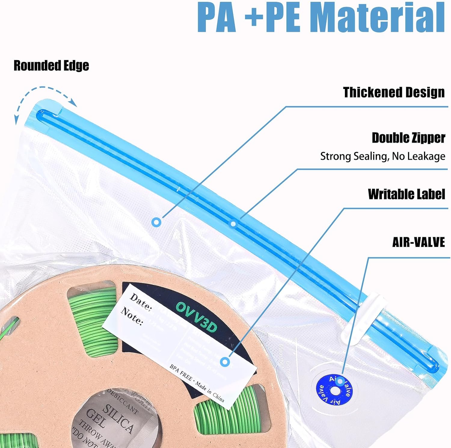 Thumbnail 5 de OVV3D Filament Aufbewahrungskit mit Auto-Pumpe – PLUS Größe 32×34 cm