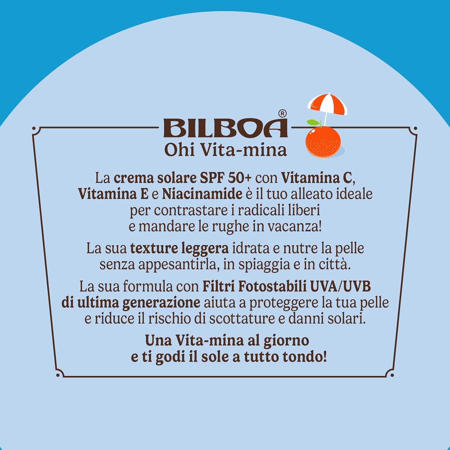 Detalle 1 de Bilboa Ohi Vita-mina crema viso SPF 50+ 40 ml