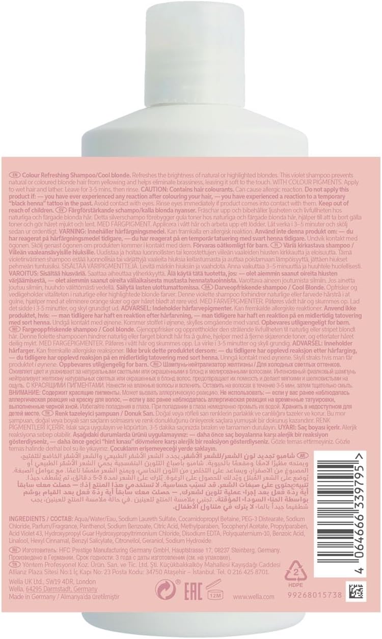 Thumbnail 1 de Wella Professionals INVIGO BLONDE RECHARGE Shampoo Viola ricaricante per biondi, protezione del colore (500 ml)