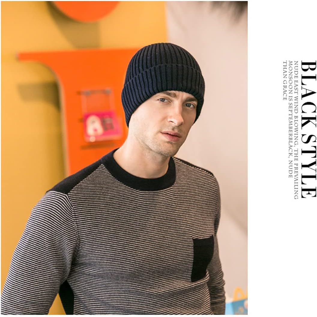 Thumbnail 2 de Irzaki Herren Beanie – Wintermütze mit Fleece-Manschette, Strickwolle und Totenkopf für Outdoor & Alltag