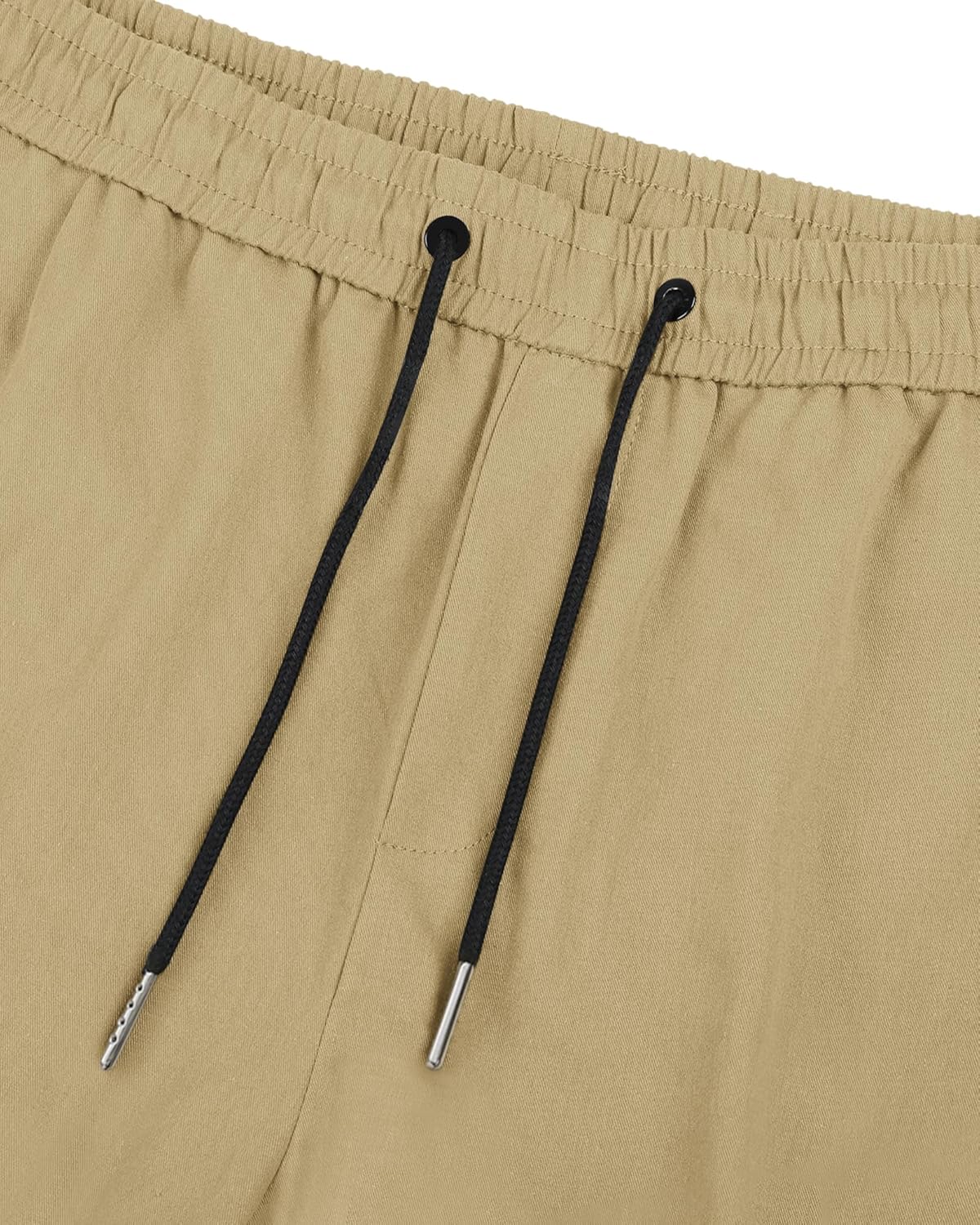 Thumbnail 5 de TARAINYA Herren-Chinoshorts aus Baumwolle mit Tunnelzug – kurze Sommerhose casual