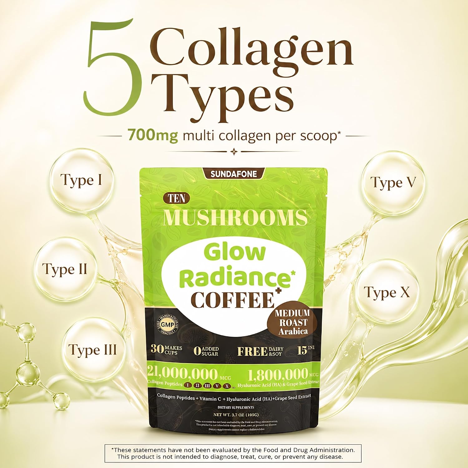 Detalle 2 de SUNDAFONE Instant Coffee, 30 Servings