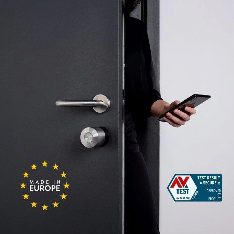 Detalle de Nuki Smart Lock Pro cerradura electrónica con Matter y Wi‑Fi 🔐