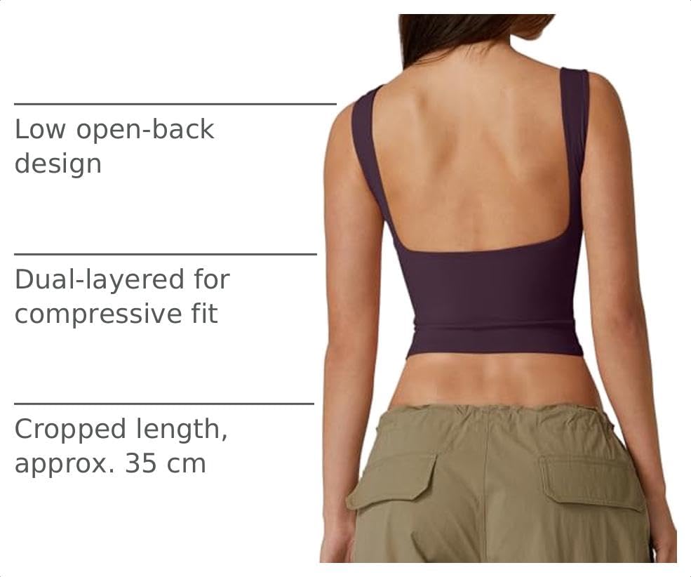 Thumbnail 3 de QINSEN Cropped Tank Top in Polyamide
