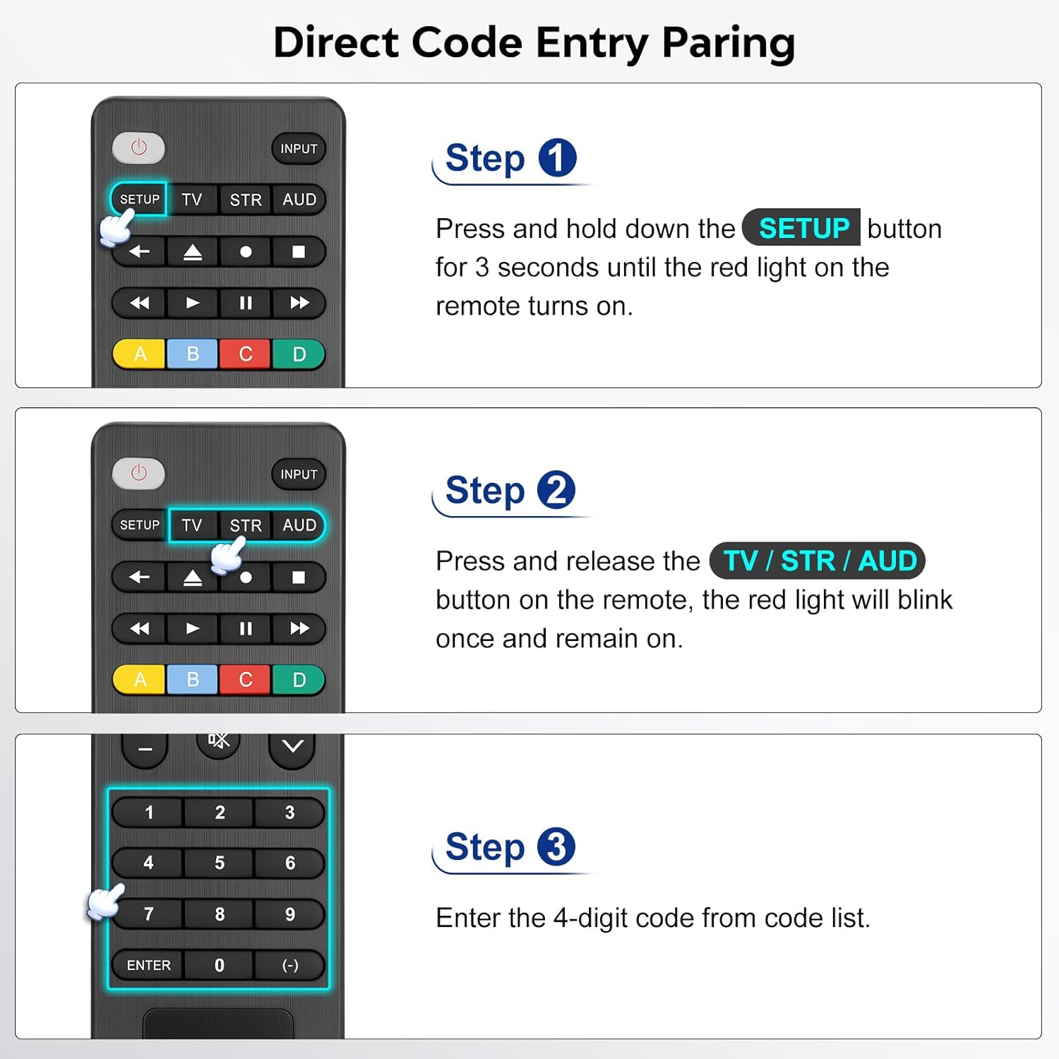Thumbnail 4 de Universal TV Remote Control for Samsung, LG, Vizio and More: One-For-All Replacement