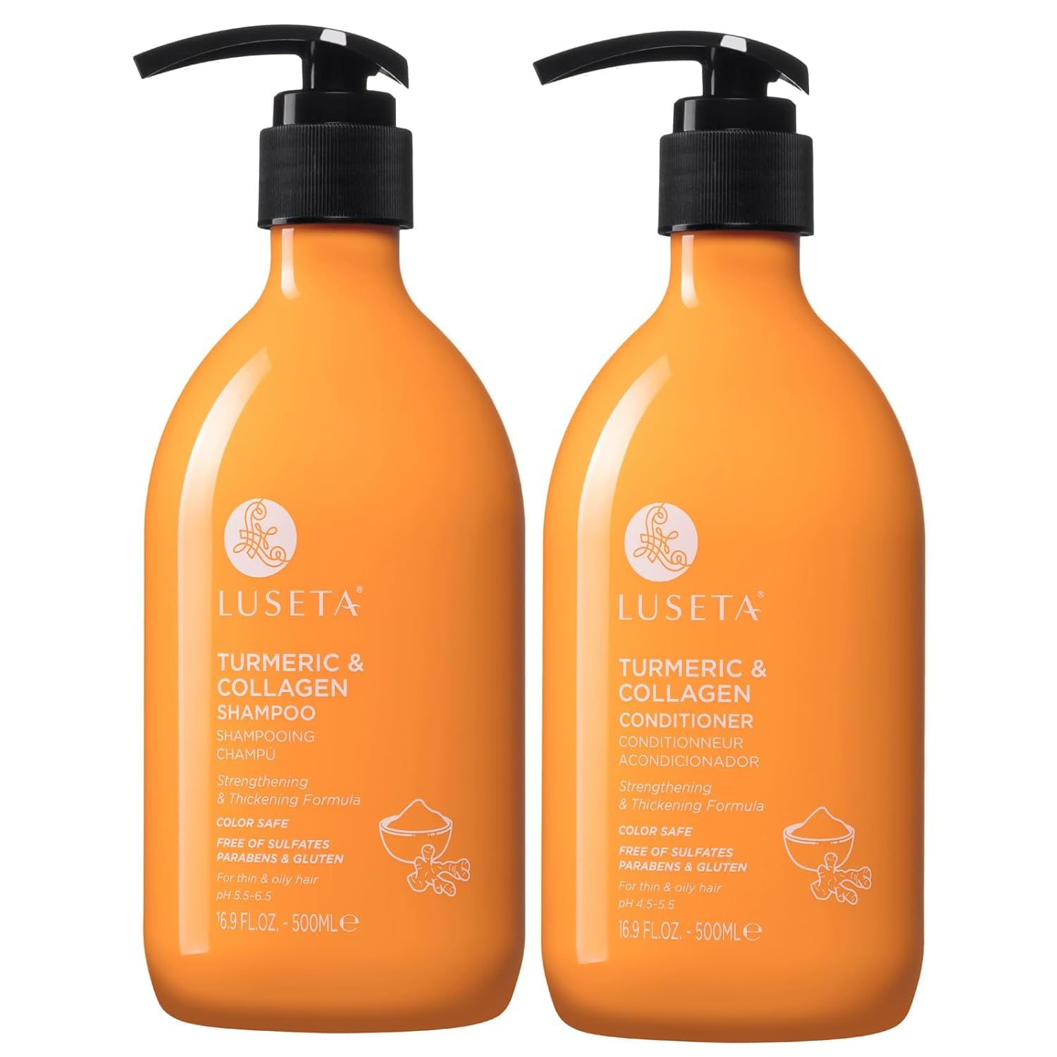 Detalle de Luseta Volumizing Shampoo and Conditioner Set