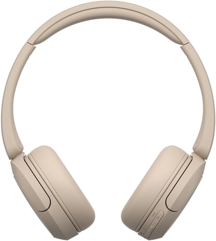 Detalle 2 de Sony wireless on-ear headphones in Cappuccino