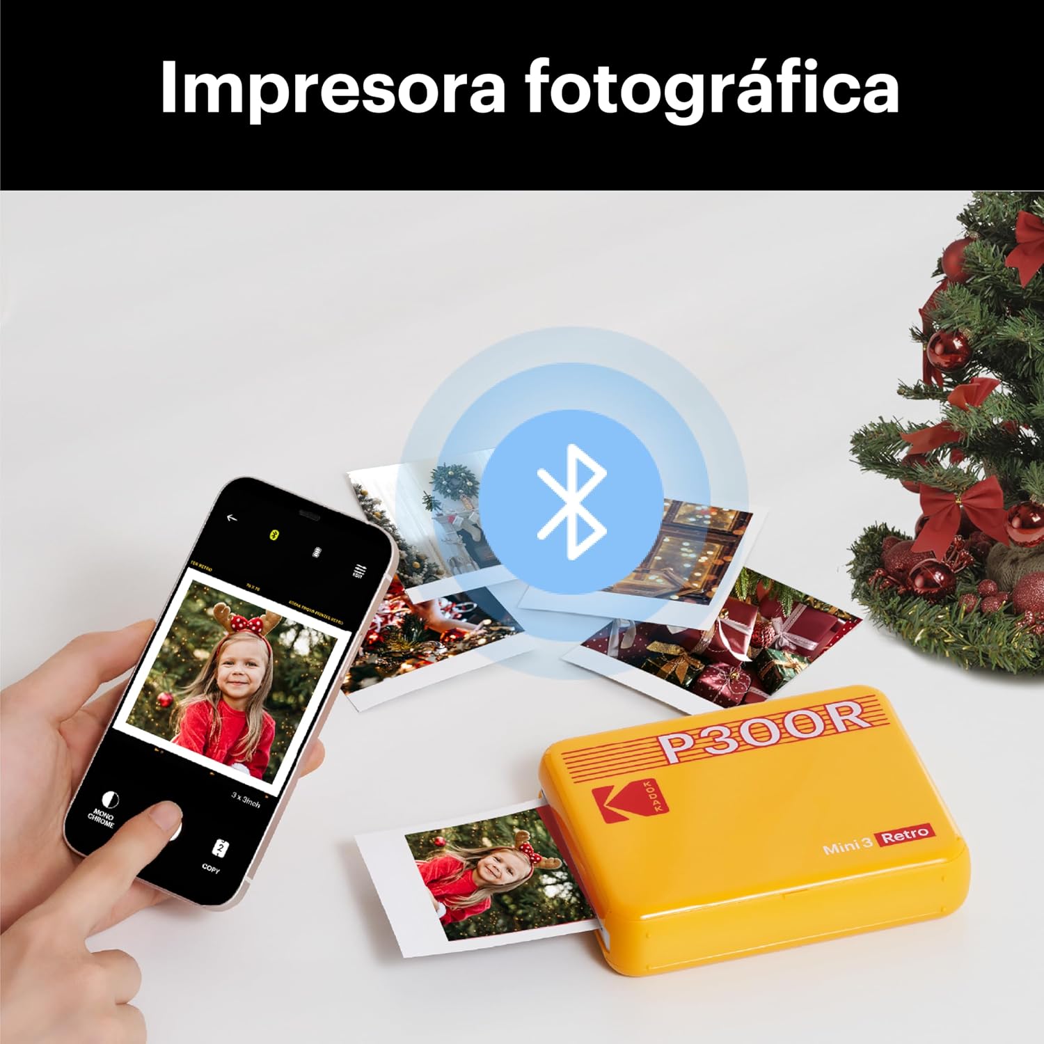 Thumbnail 5 de KODAK Impresora Mini 3 Retro P300RW60