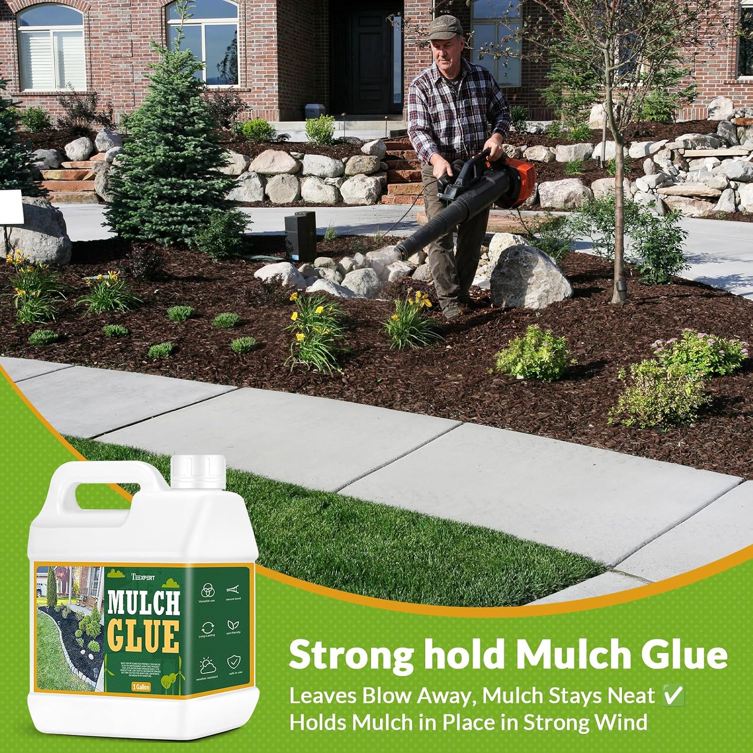 Detalle de Teexpert Mulch Glue, 1 Gallon