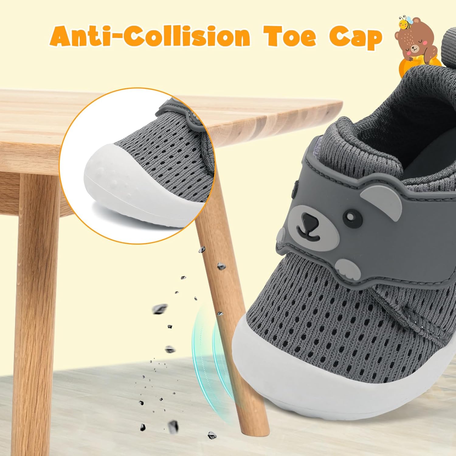 Thumbnail 5 de JOINFREE Baby Walking Wide Shoes: Lightweight, Breathable First Walkers