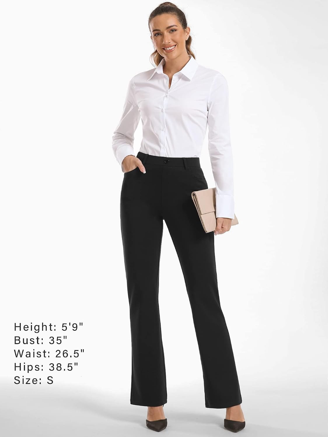 Thumbnail 6 de Stelle Women Bootcut Dress Pants (28", 30", 32") with Pockets – Regular Length