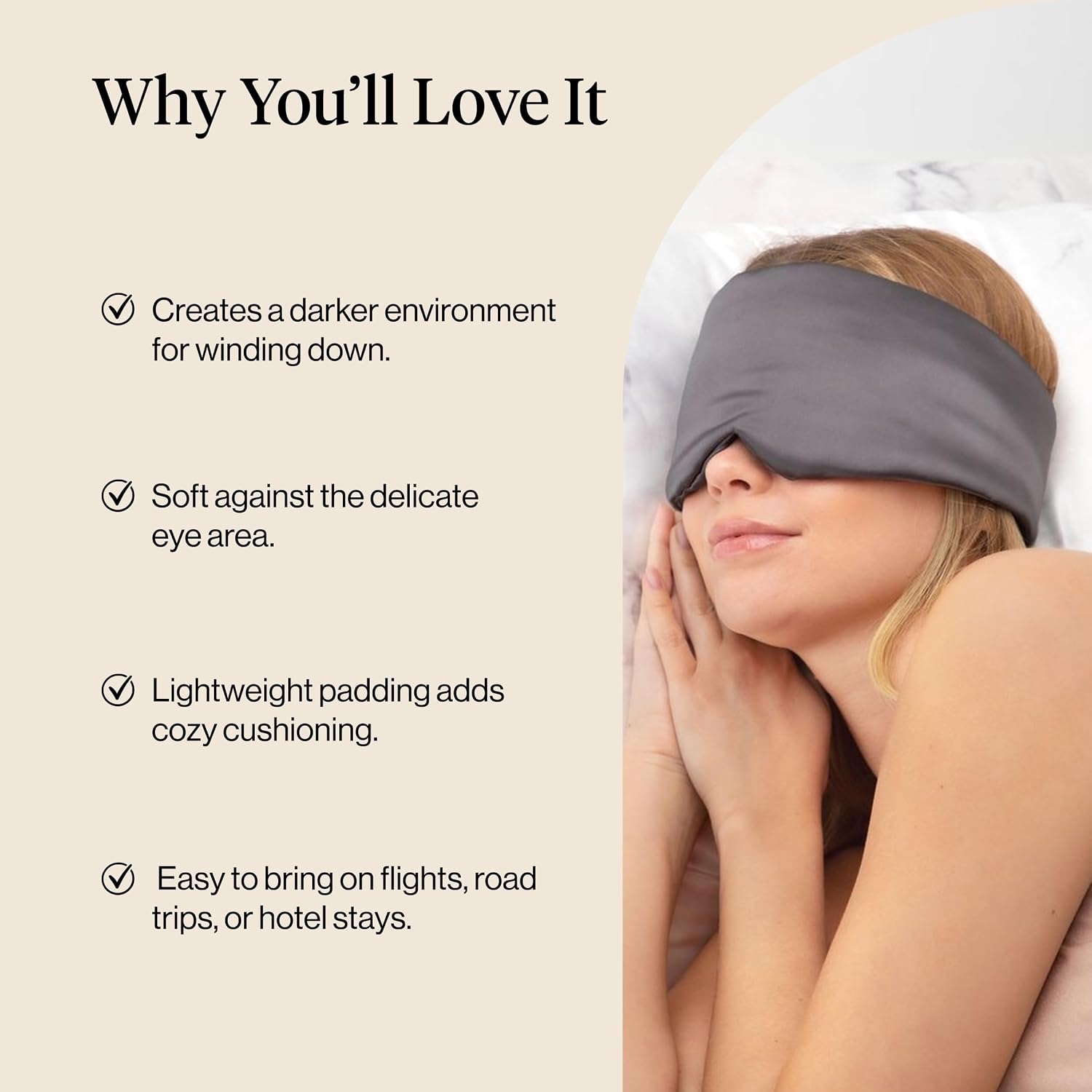 Thumbnail 4 de Kitsch Satin Sleep Mask