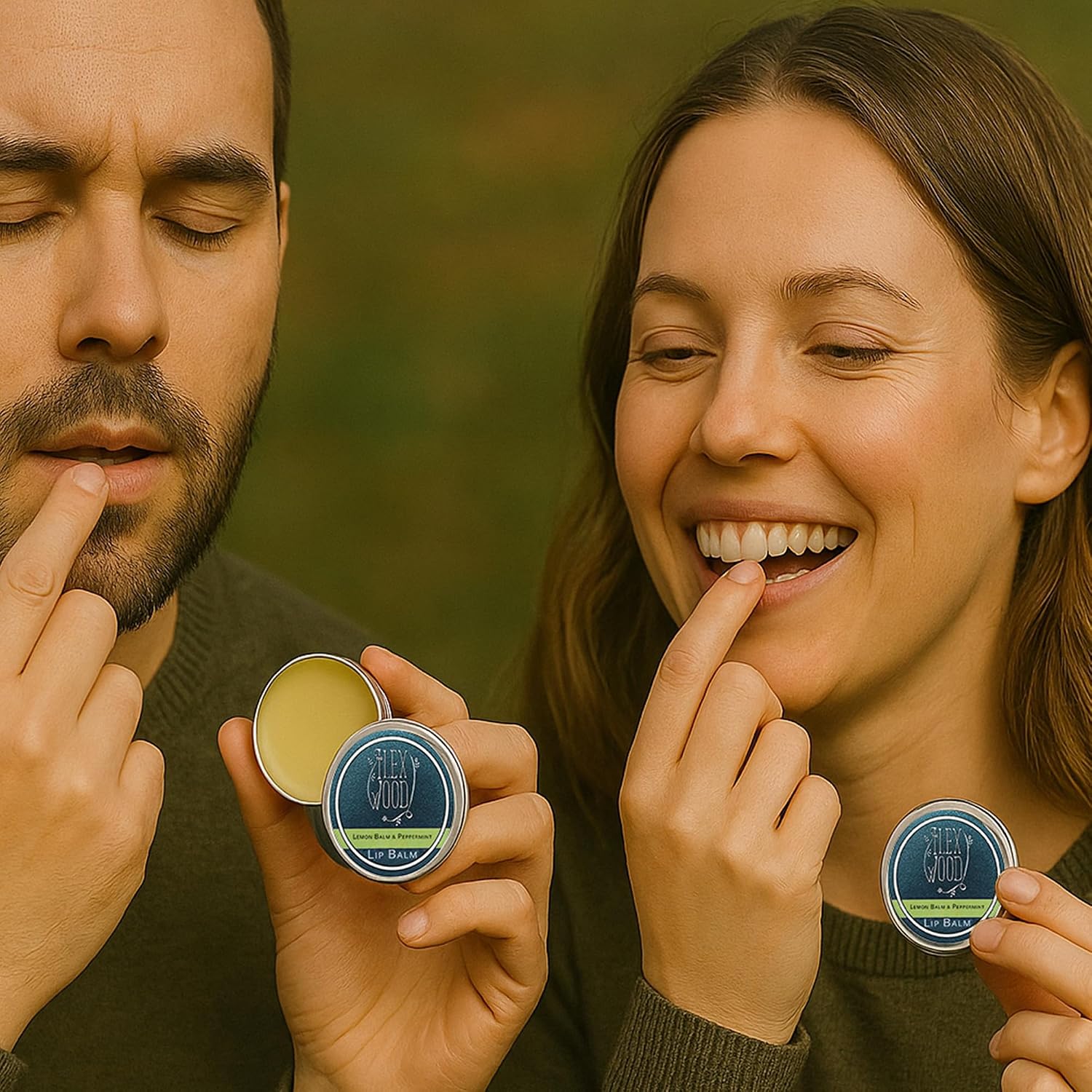 Thumbnail 3 de The Ilex Wood Lemon Balm & Peppermint Natural Lip Balm 10ml – Handmade in the UK