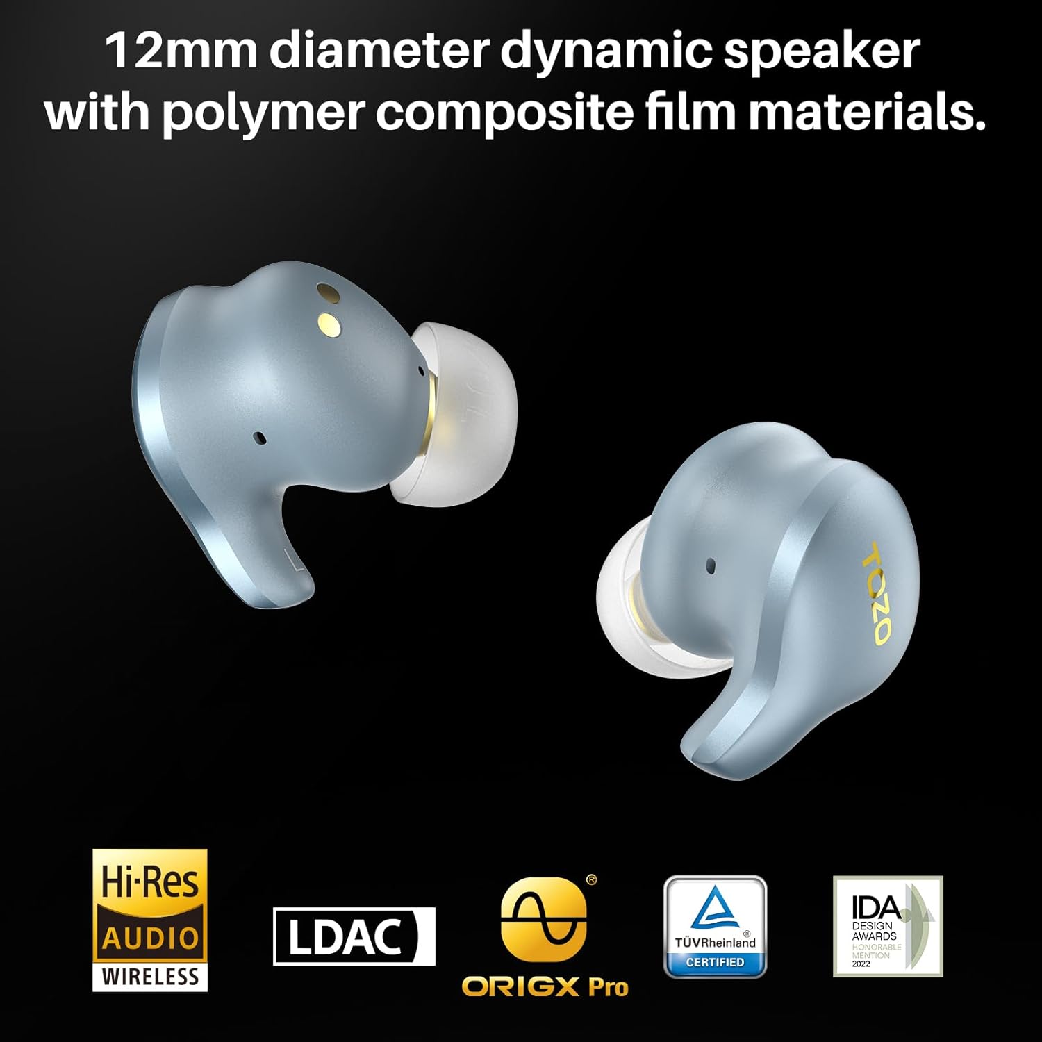 Thumbnail 1 de TOZO Golden X1 Wireless Earbuds LDAC