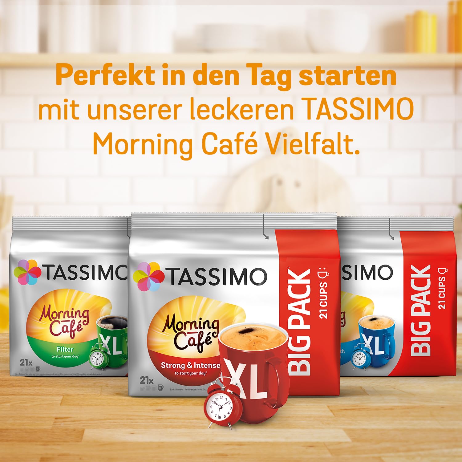 Detalle 2 de Tassimo Morning Café XL Mild & Smooth – Big Pack (105 Kaffeekapseln)