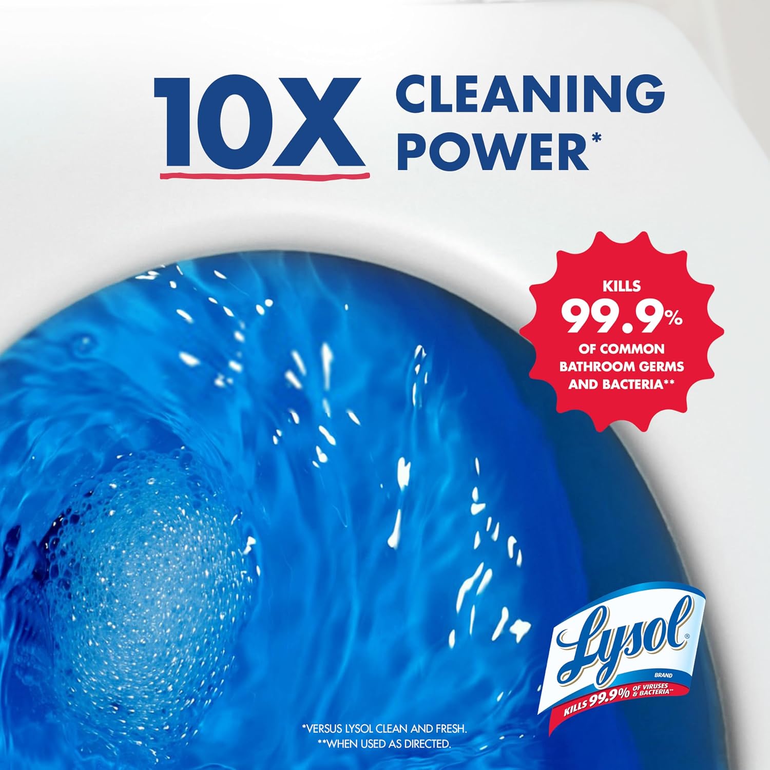 Thumbnail 3 de Lysol Toilet Bowl Cleaner Clinging Gel, Power, 24 oz, 4 Pack