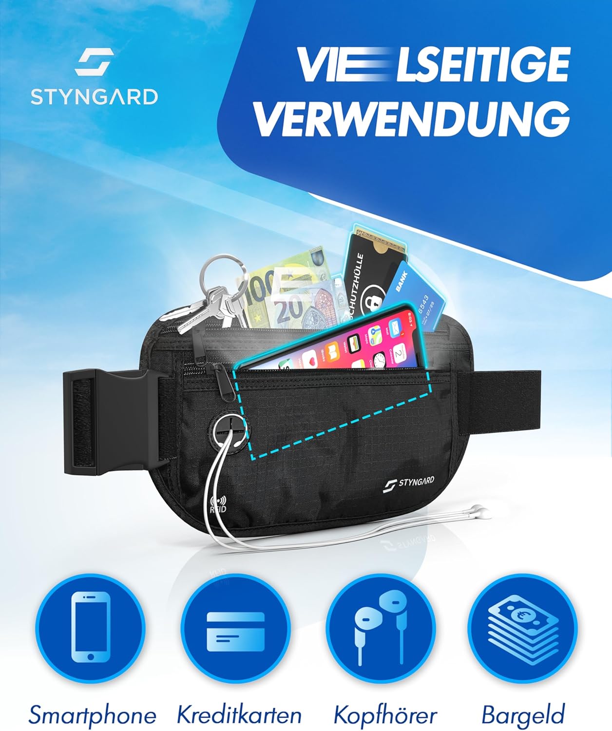 Thumbnail 2 de STYNGARD Madrid Bauchtasche