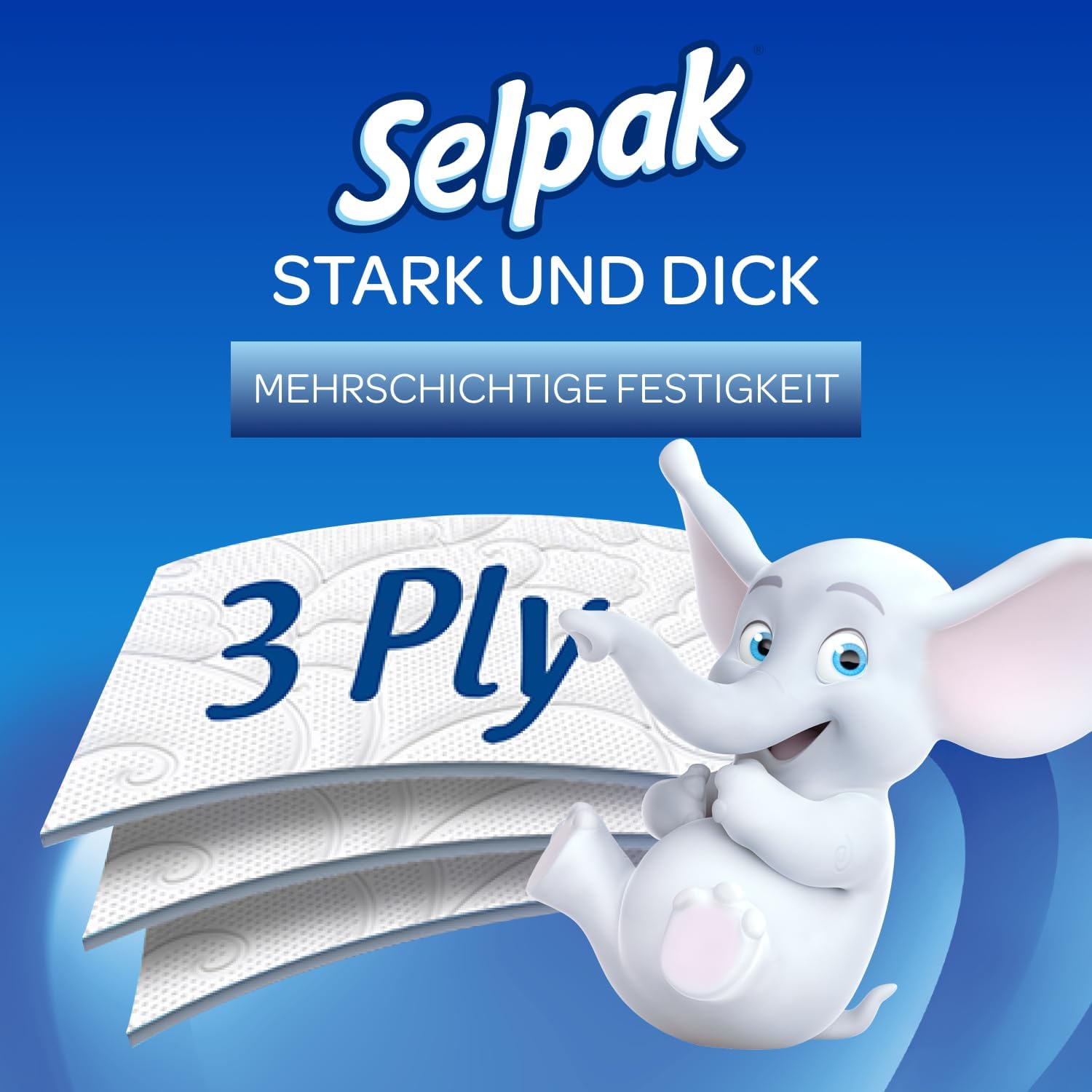 Detalle 2 de Selpak Deluxe 3-lagig 96 Rollen 📄