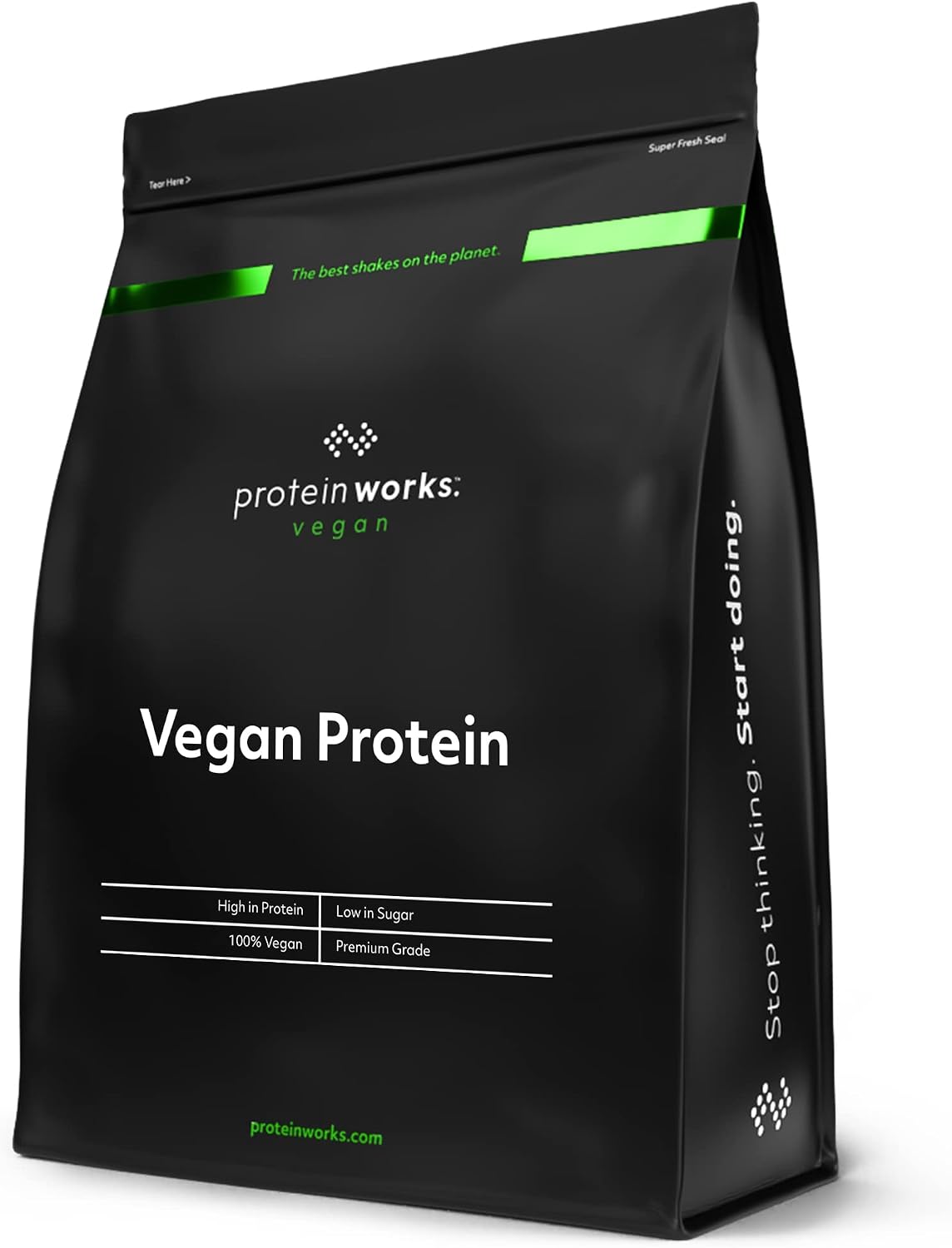 Detalle 1 de Protein Works - Proteína Vegana Vainilla 🍨 1 kg Sin Gluten