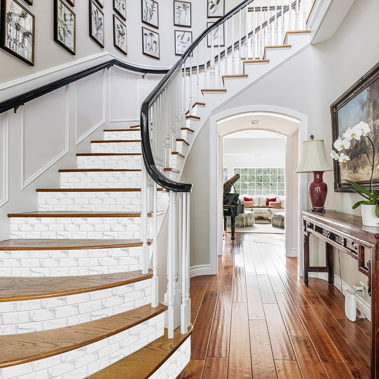 Thumbnail 3 de Stickers carrelage cuisine 12 pièces en PVC