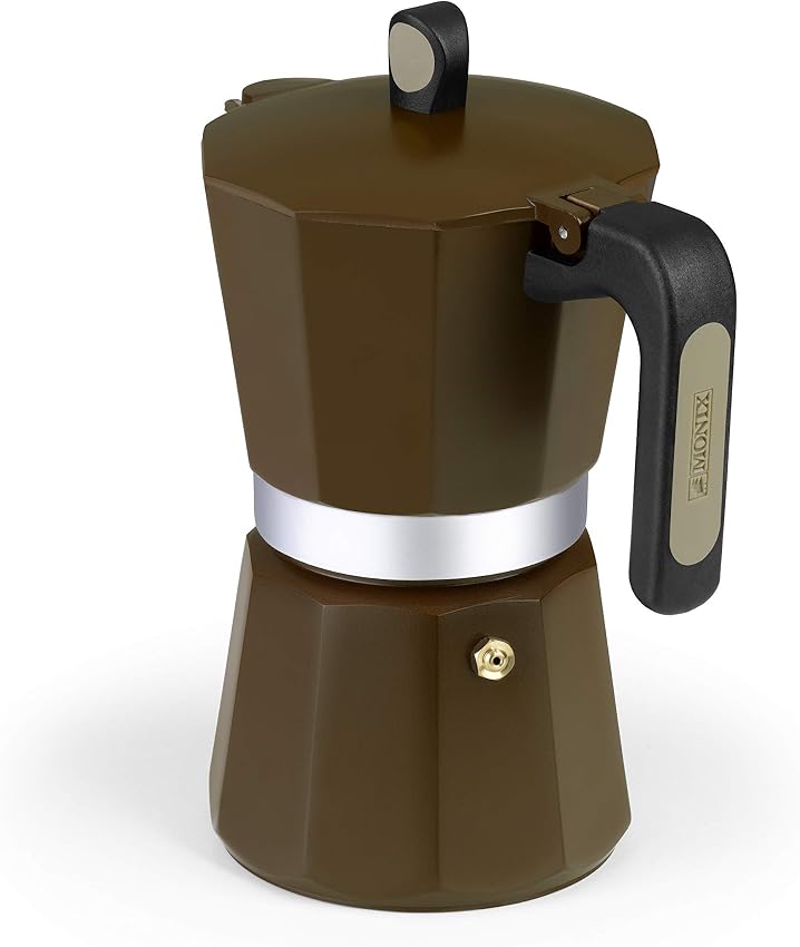 Detalle 2 de MONIX New Cream cafetera italiana 12 tazas