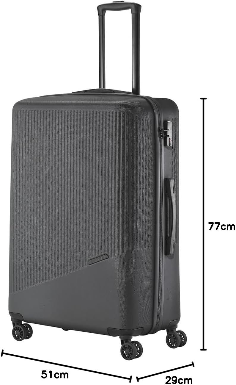 Detalle 2 de Travelite BALI 96L 4-Wheel Hard Shell Suitcase (Anthracite)