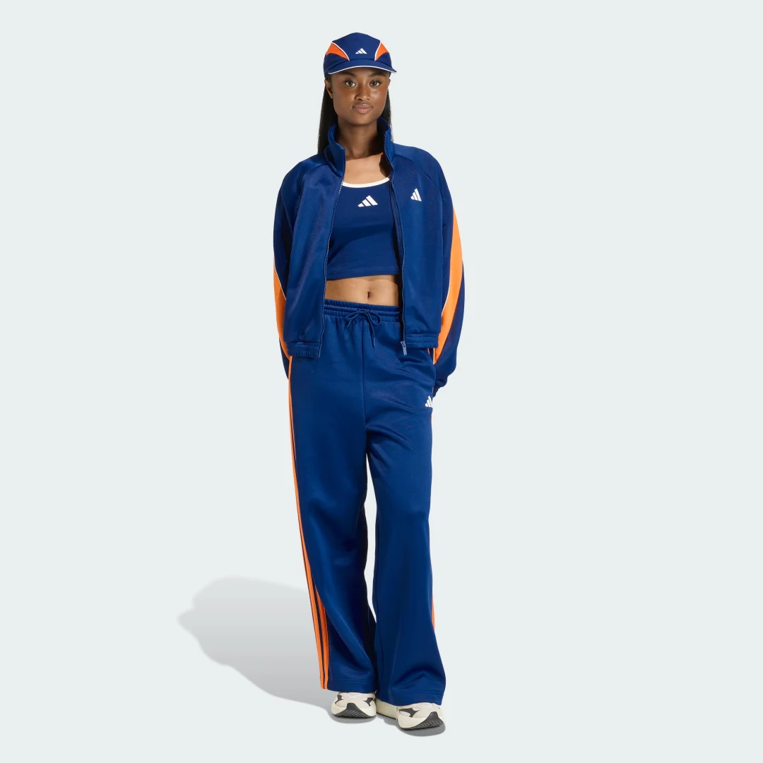 Detalle de Sudadera Stadium de Adidas (Azul) – estilo y comodidad para el día a día