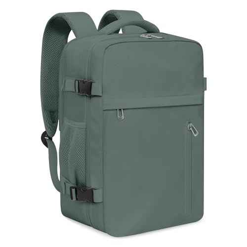 Detalle de KIRFEIHT mochila de cabina 40x20x25 cm (20 L) con puerto USB y diseño para cabina de avión