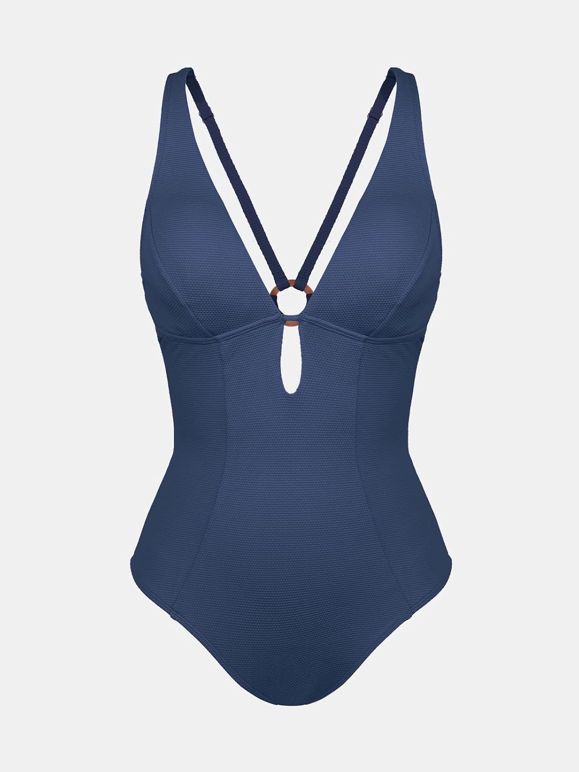 Thumbnail 6 de CUPSHE Maillot de bain une pièce à col en V profond et découpe en O – élégance et confort printemps-été