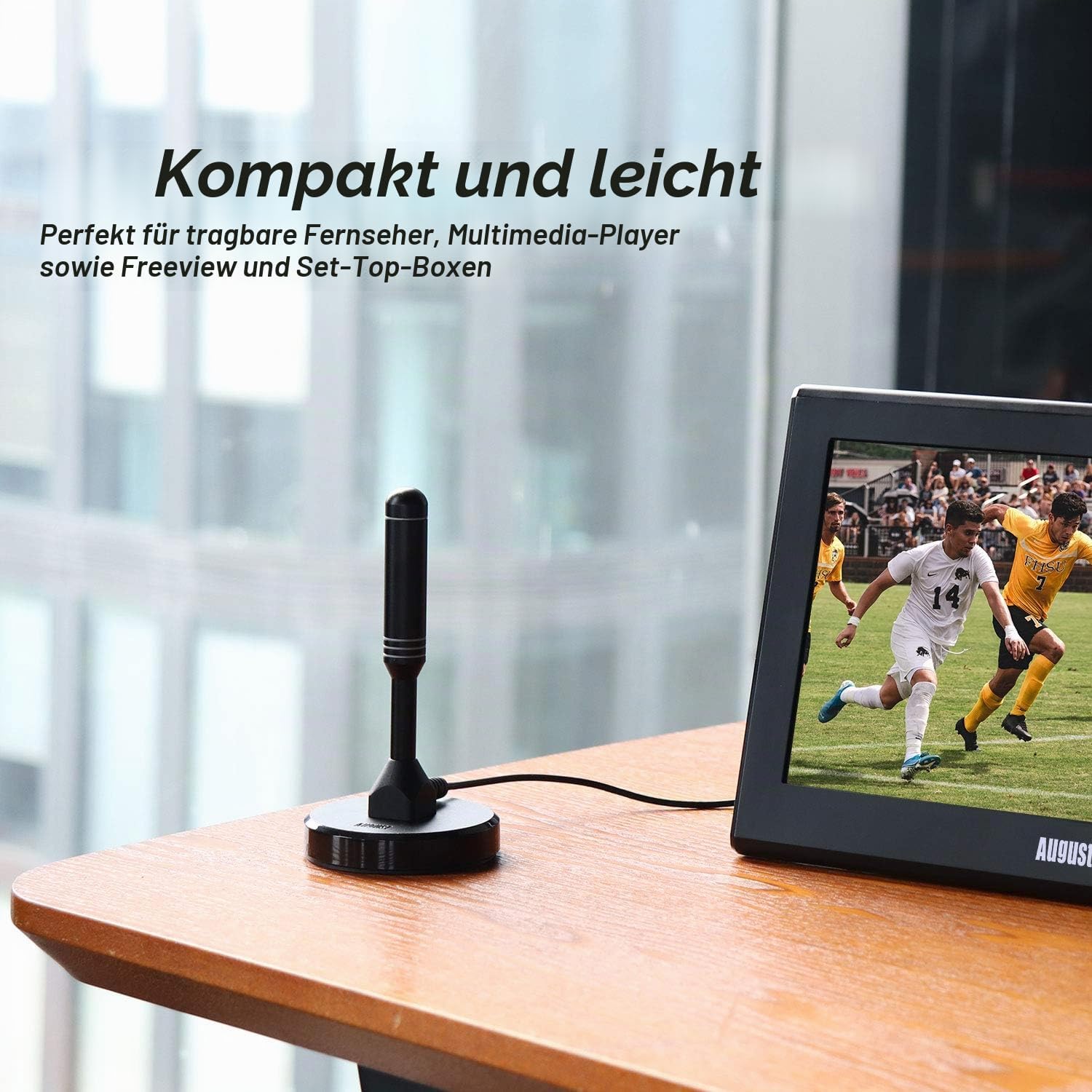 Thumbnail 5 de August DTA240 DVB-T2 Antenne 2m Kabel