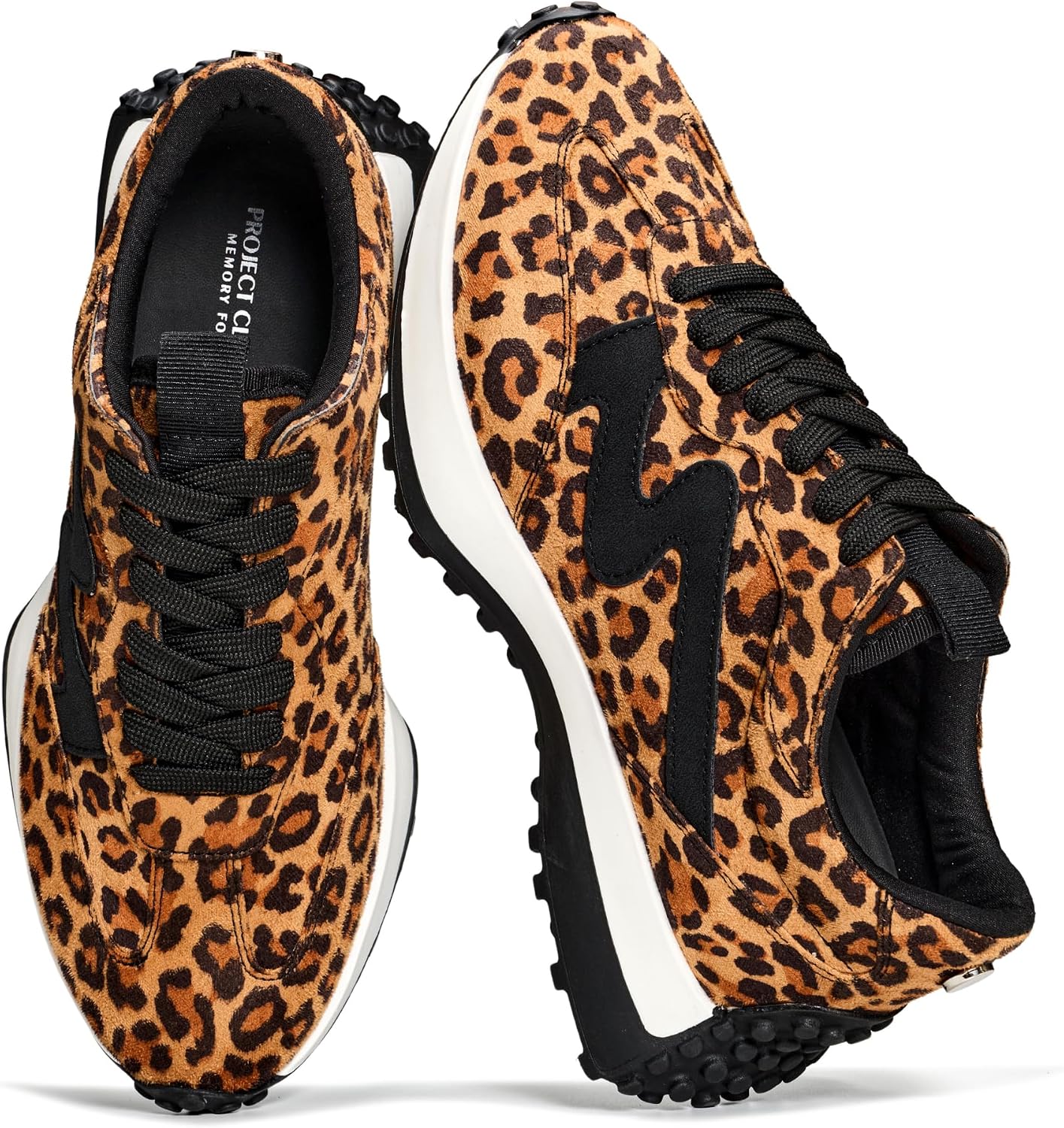 Detalle de Project Cloud Lecco Lace-Up Sneakers for Women with Canvas and Memory Foam
