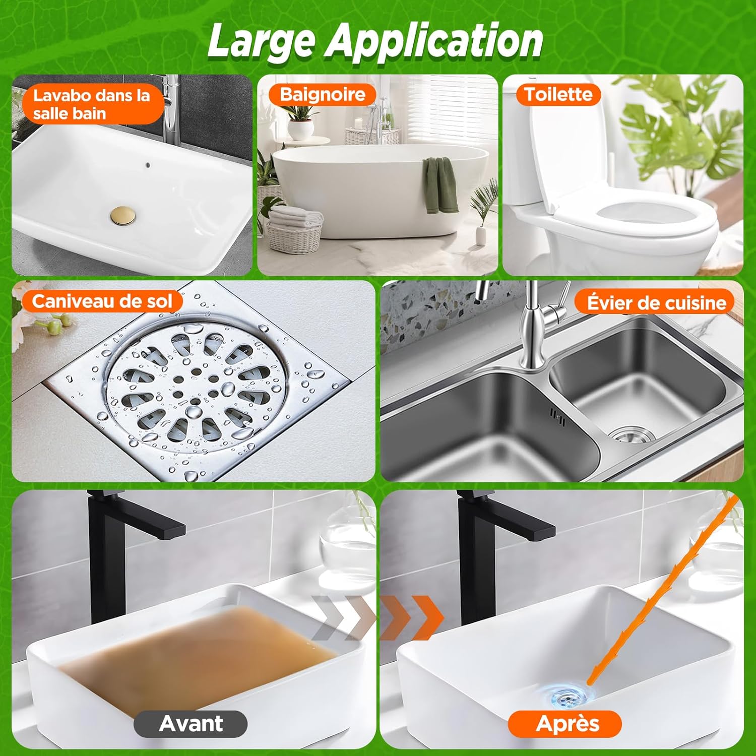 Detalle 2 de Forlivese Furet Déboucheur Canalisation – Lot de 5, 53 cm