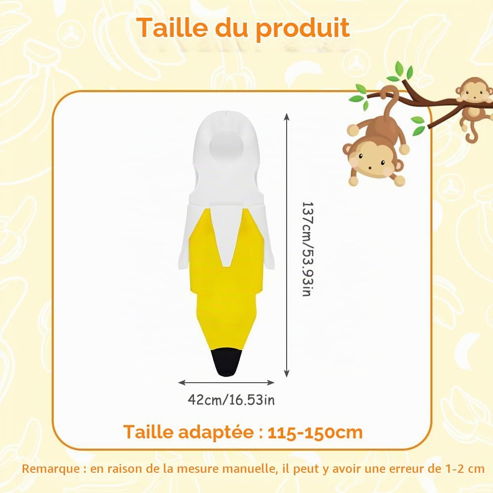 Thumbnail 1 de AYBUY 5722693 bananenkostuum, geel uniseks jumpsuit in één maat