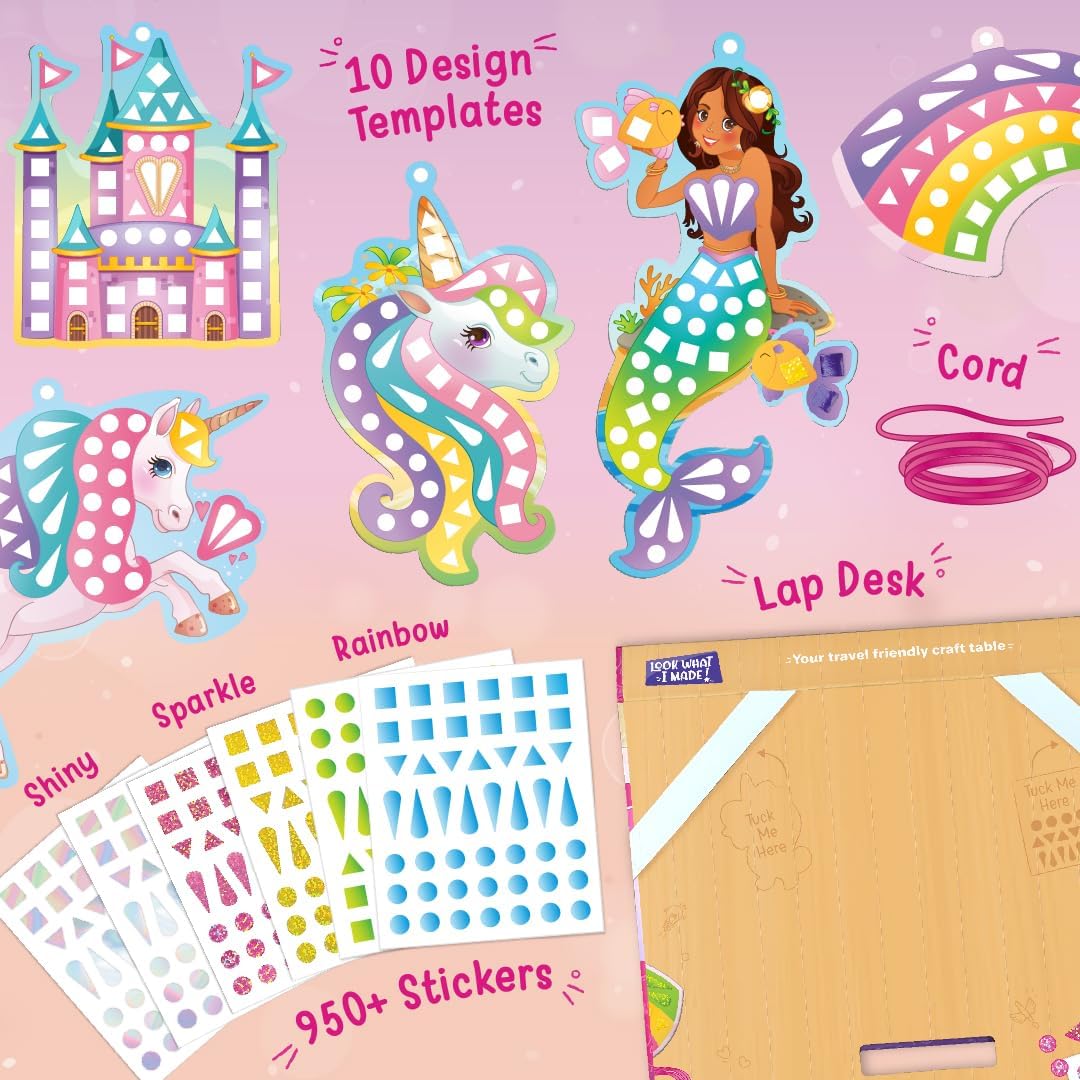 Detalle 2 de Imagimake Mirror Mosaic Princess & Unicorn Kit 950+