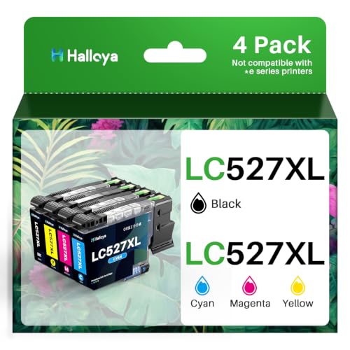 Detalle de Halloya LC527XL multipack di cartucce d’inchiostro per Brother, chip aggiornato