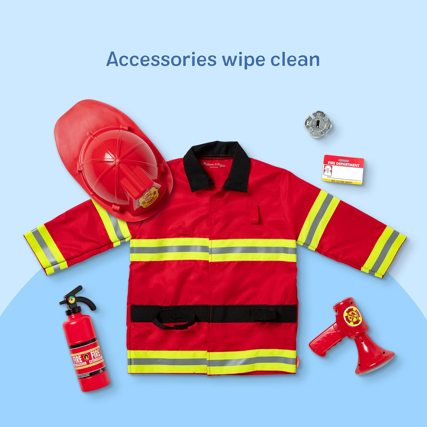 Detalle 2 de Melissa & Doug Fire Chief Costume 3-5 ๐ญ