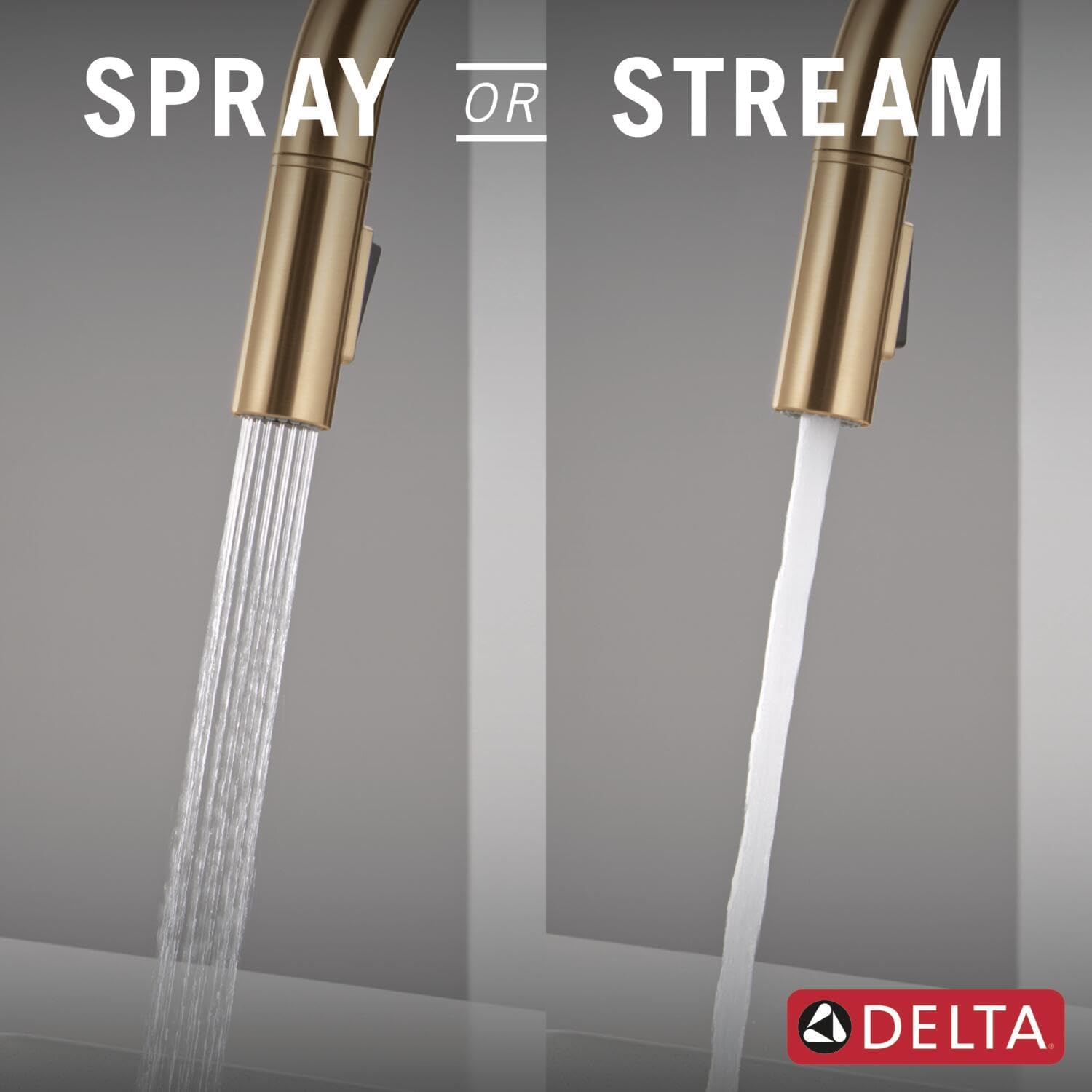 Thumbnail 6 de Delta Kitchen Faucet, Champagne Bronze
