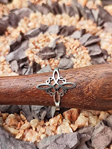 Thumbnail 8 de Simboliks Nudo de Bruja: anillo ajustable con protección Wicca y significado celta