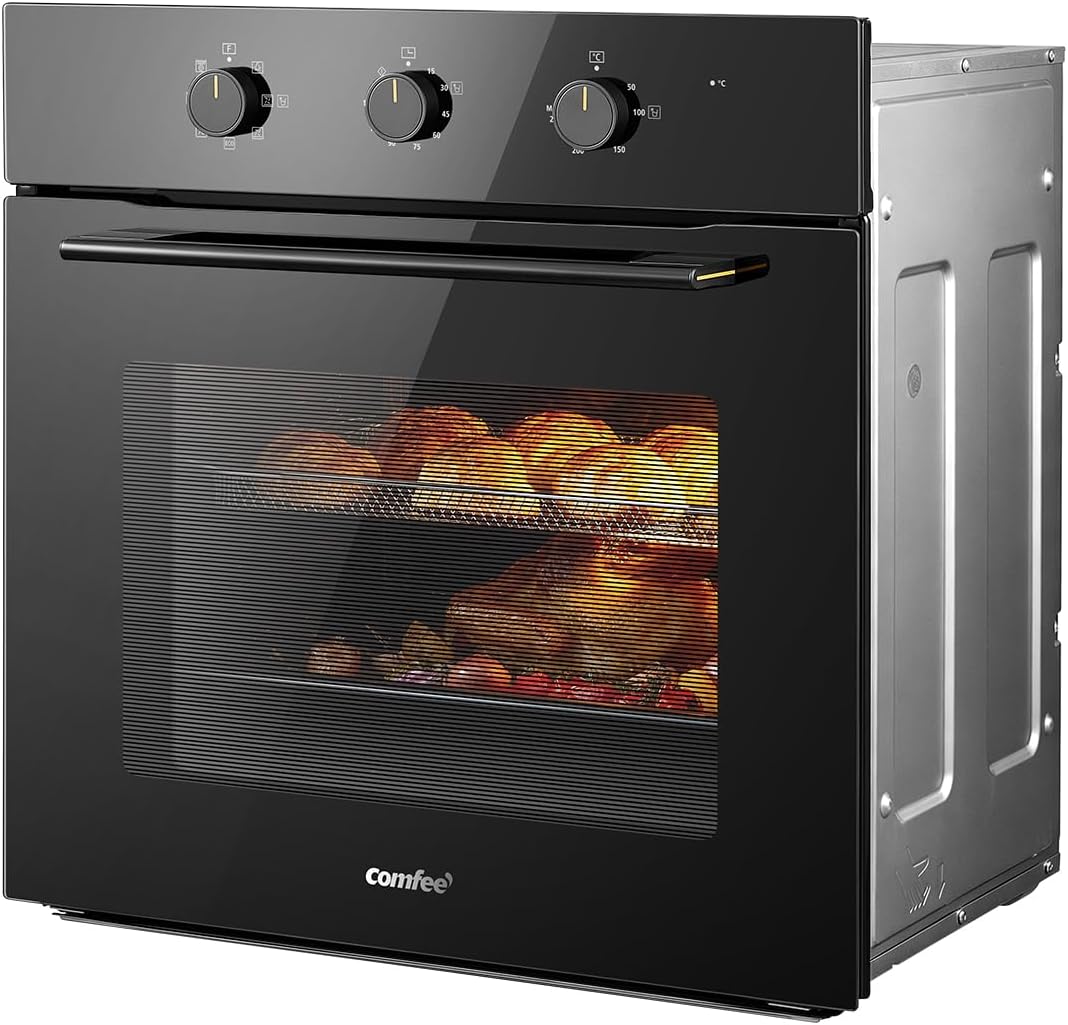 Detalle de COMFEE' CBO60M80M1-BK 60L fan oven