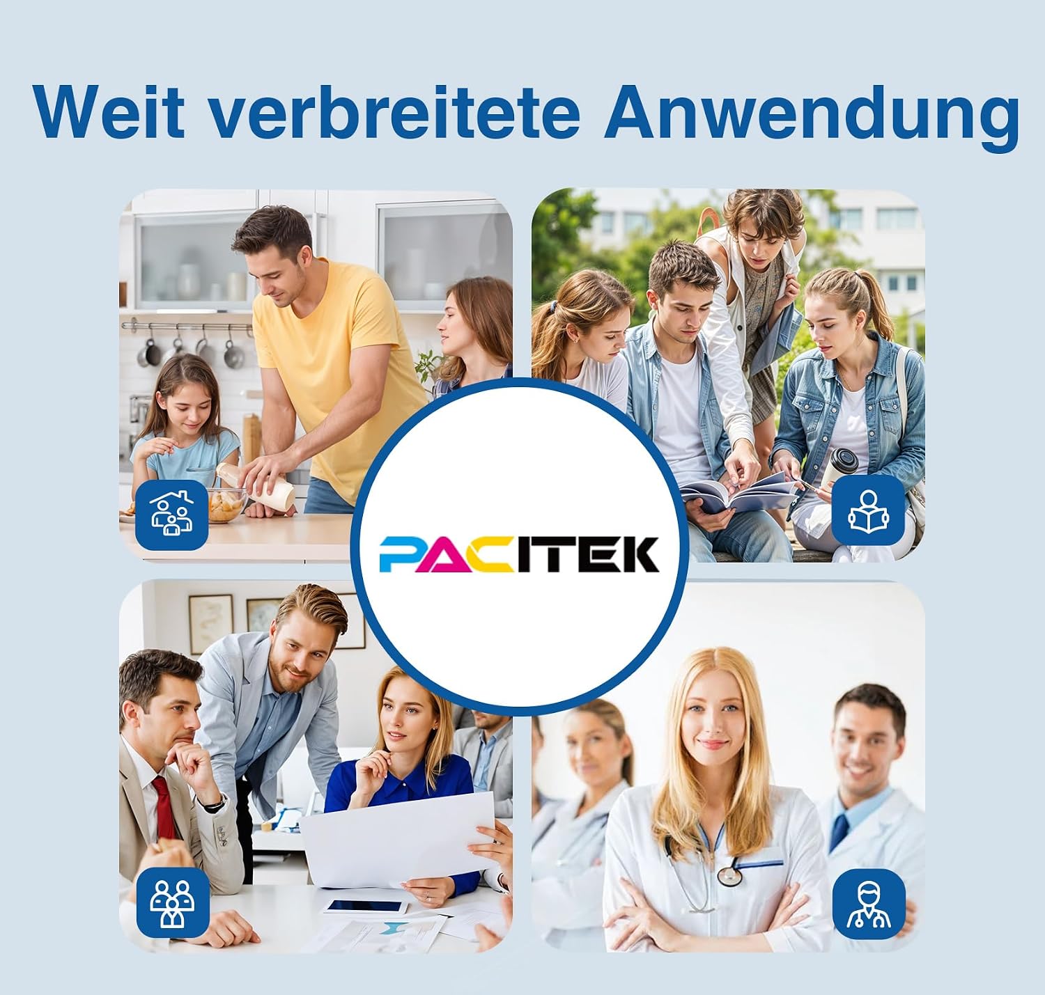 Detalle de 305 XL Ersatzpatronen (HP 305) Schwarz & Farbe – 2er-Pack für DeskJet 2700/4100 und Envy 6000/6400