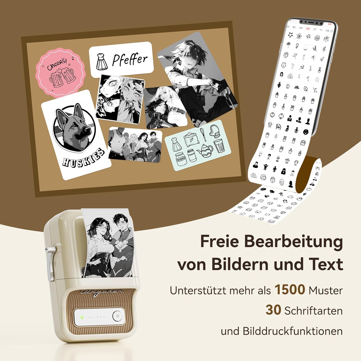 Thumbnail 2 de NIIMBOT Etikettendrucker B21 – Selbstklebendes Beschriftungsgerät mit Bluetooth