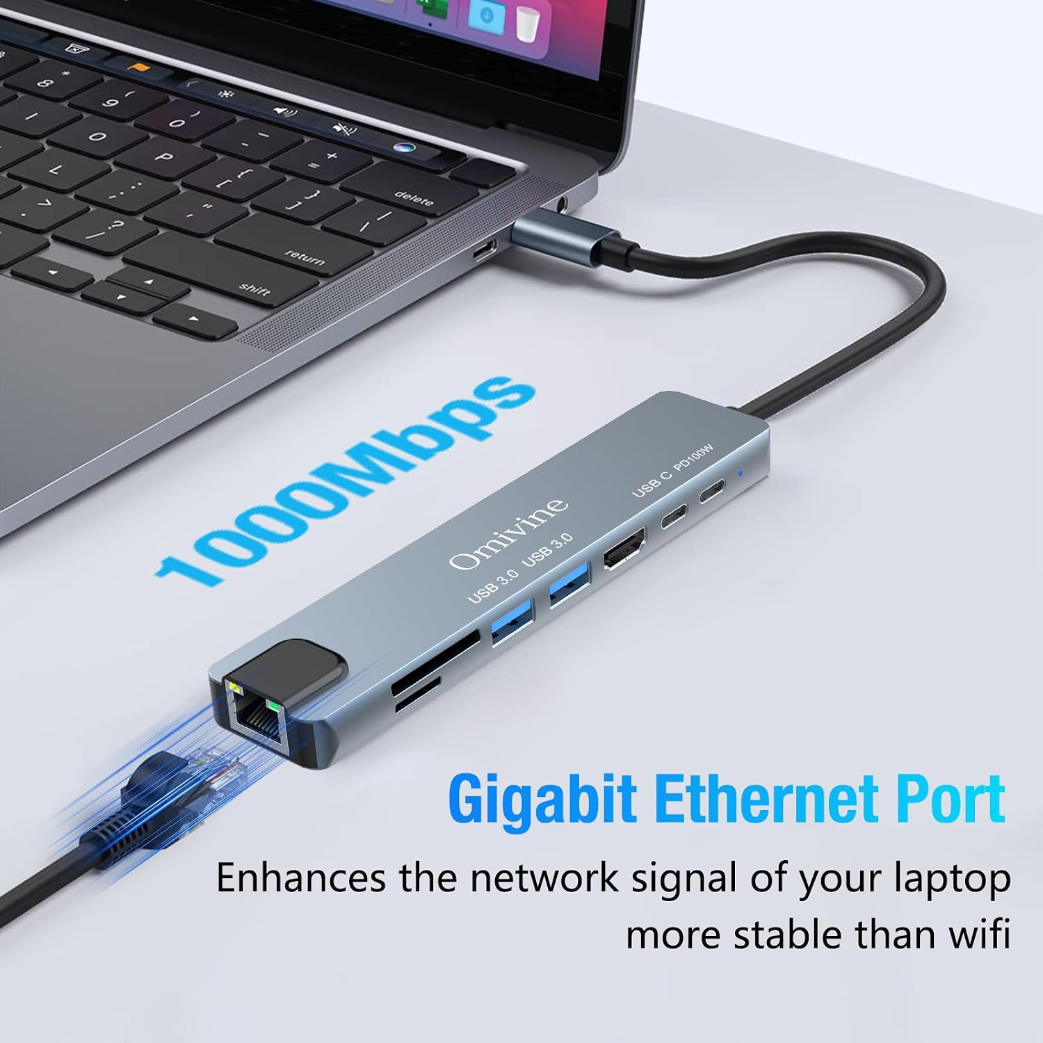 Thumbnail 2 de Omivine USB-C Hub 100W