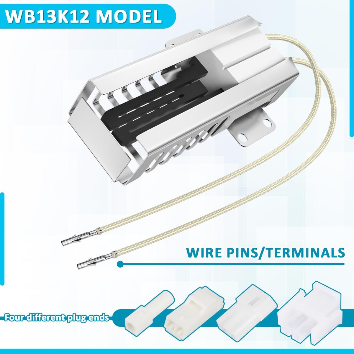 Detalle de JIYIZO Oven Igniter, 4-Prong Connector