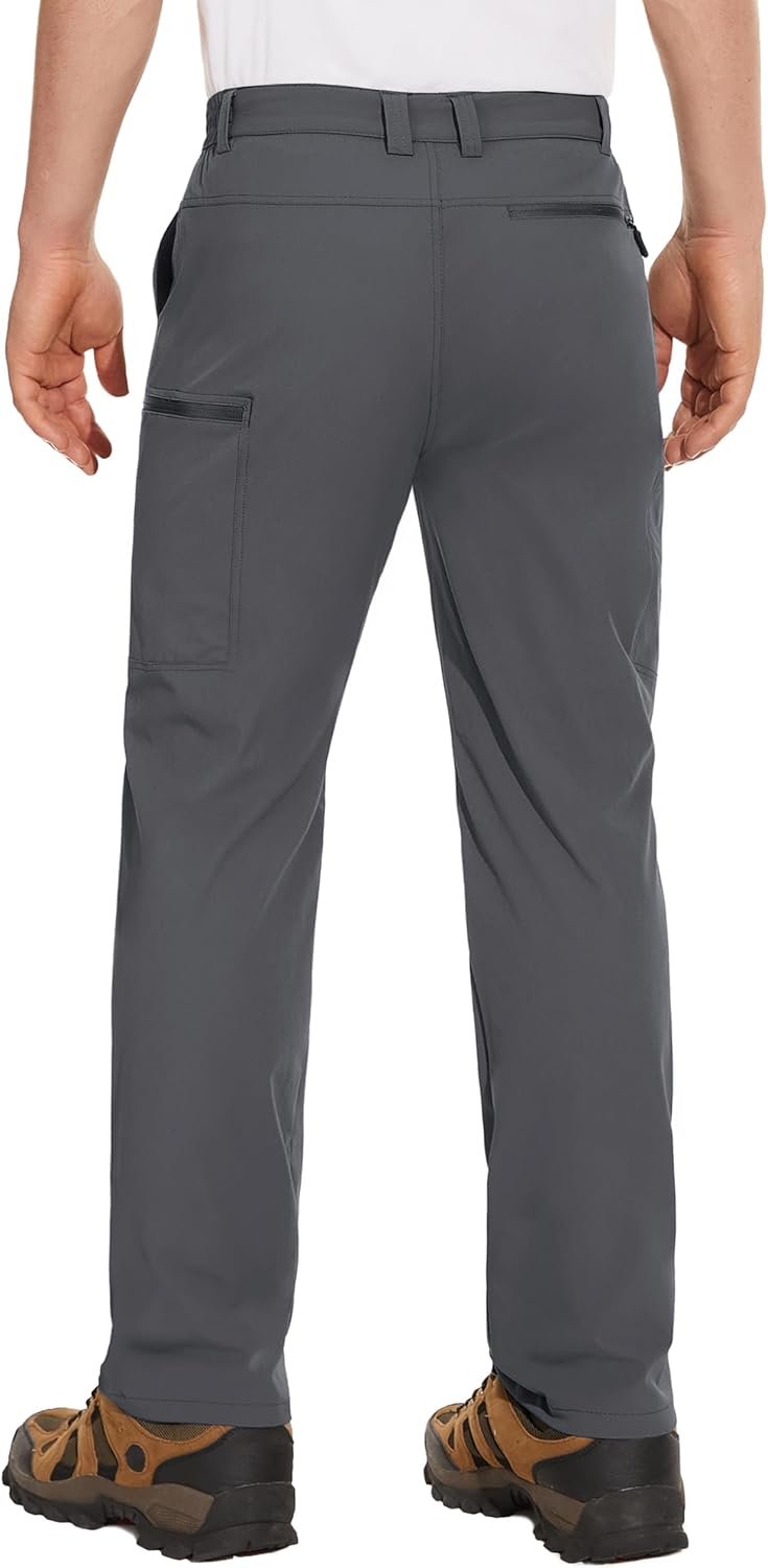 Detalle de MAGCOMSEN Men's Hiking Pants, 6-Pocket Water-Resistant Ripstop