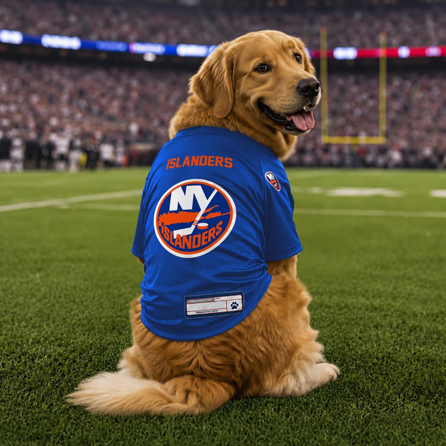 Detalle de Littlearth NHL Stretch Pet Jersey (Officially Licensed Teams) for Big Dogs