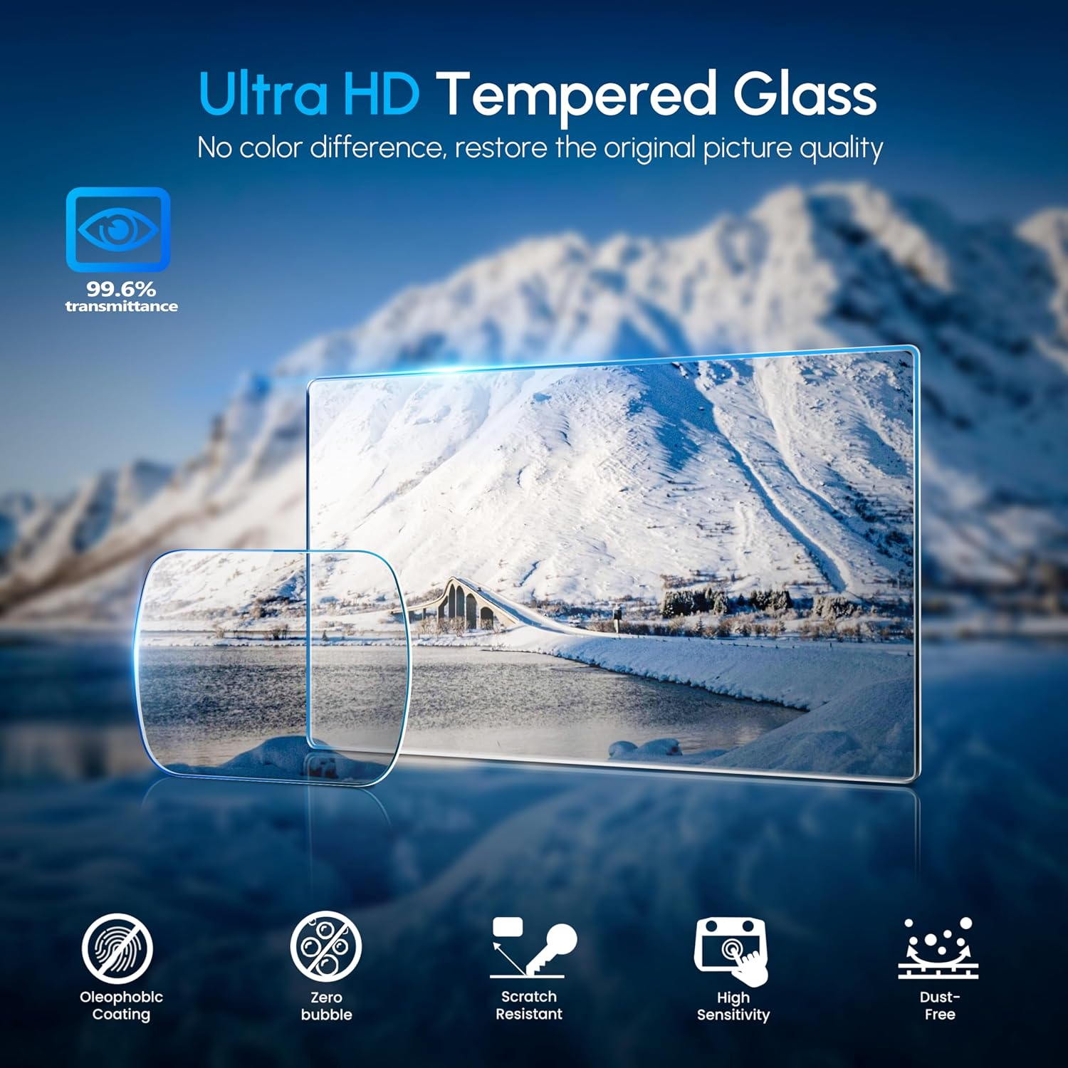 Thumbnail 2 de STARTRC PHOTO 3+3 Stück Displayschutzfolie (gehärtetes Glas) für Osmo Pocket 4 – Frontdisplay & Objektivschutz